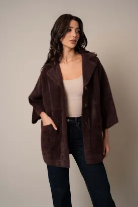 3/4 Sleeve Mink Coat