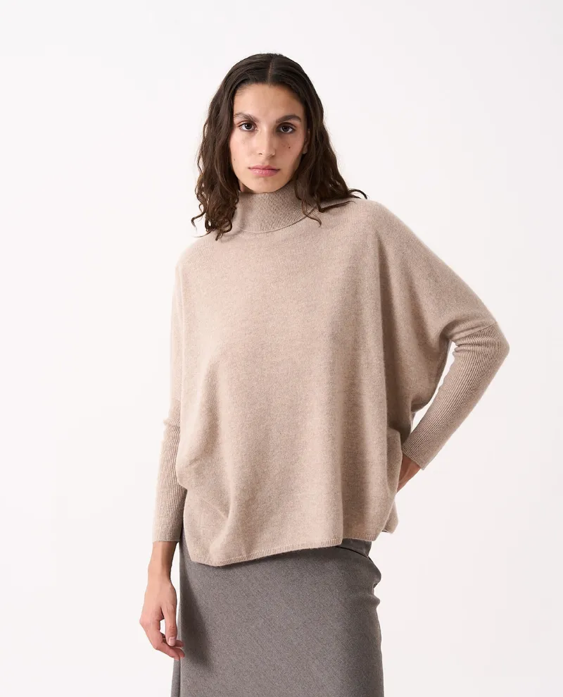 Absolut Cashmere Clara Chestnut Rollneck Knit