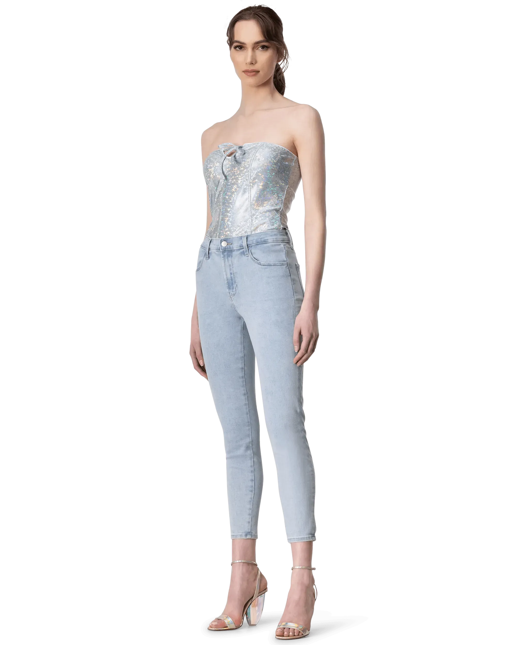 Alana High Rise Cropped Skinny Jeans