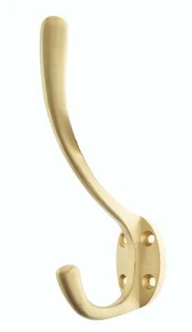 Atlantic Hat & Coat Hook (Satin Brass)