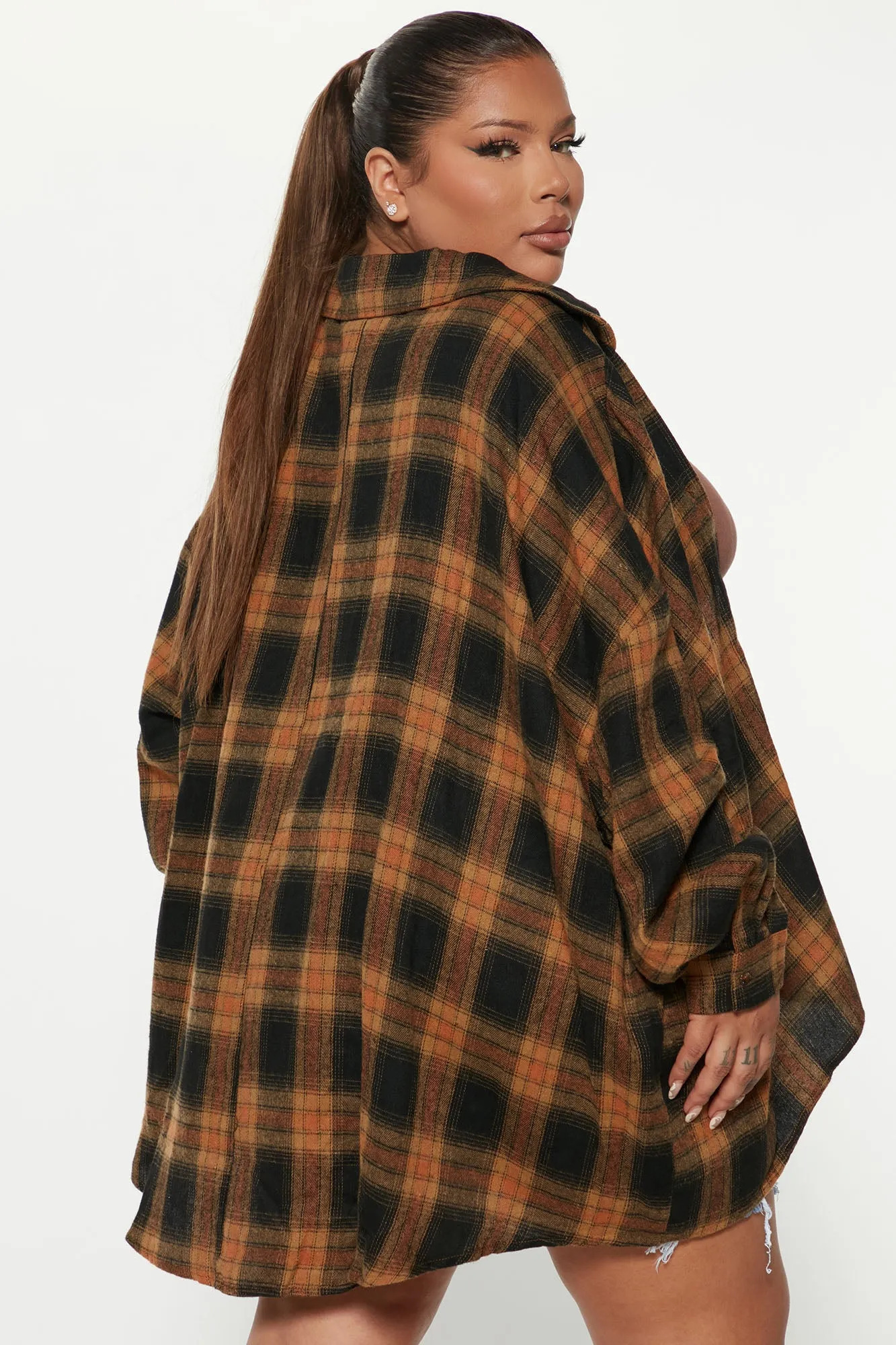 Avani Plaid Shirt - Mustard/combo