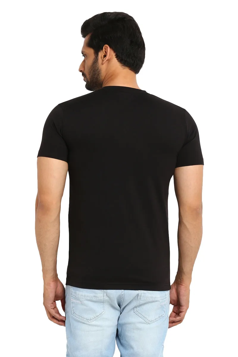 AXMANN Casual T-Shirt (Silver | Black) Combo Pack