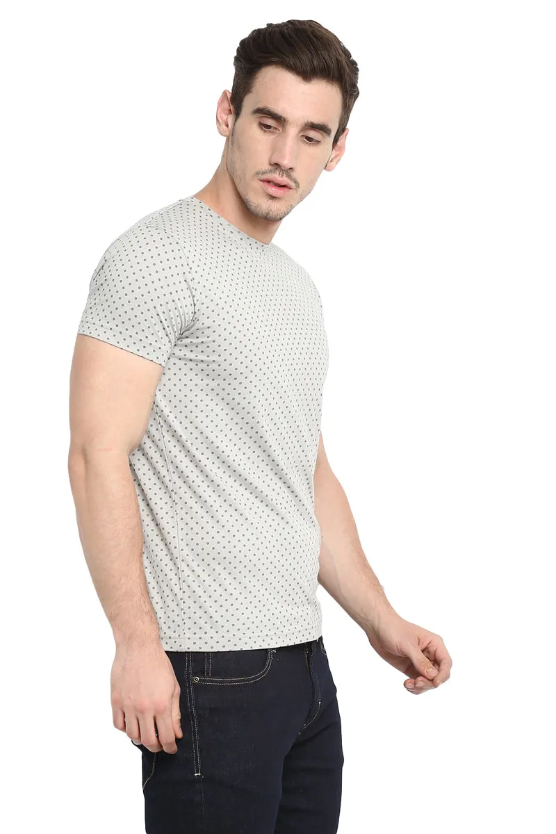 AXMANN Casual T-Shirt (Silver | Maroon) Combo Pack