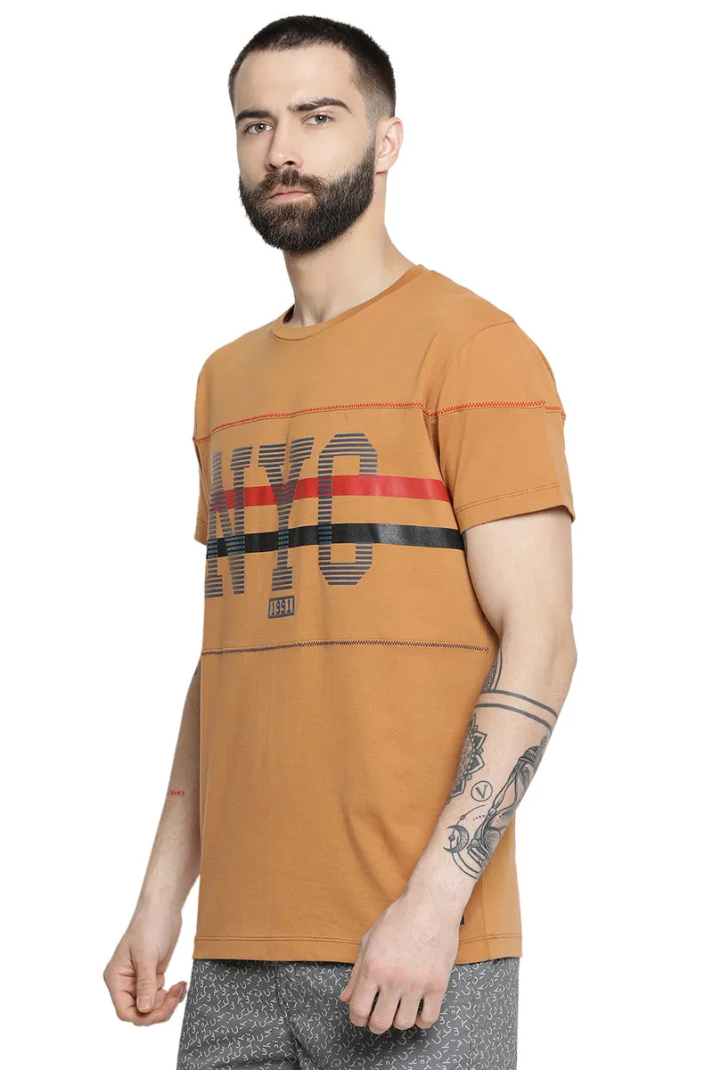 Axmann NYC Round Neck Casual T-Shirt