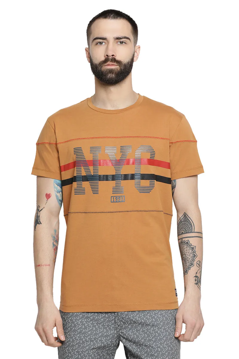 Axmann NYC Round Neck Casual T-Shirt