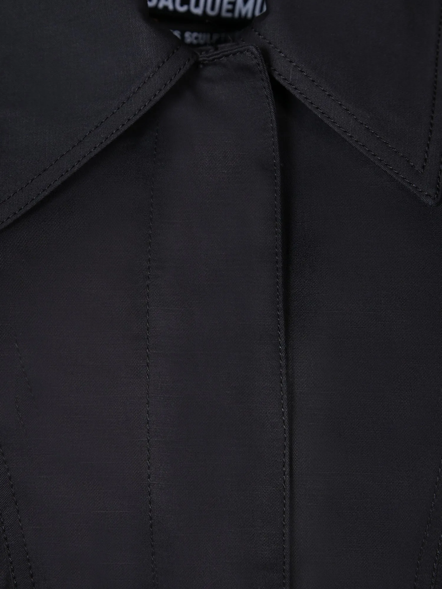 Bari black trench coat