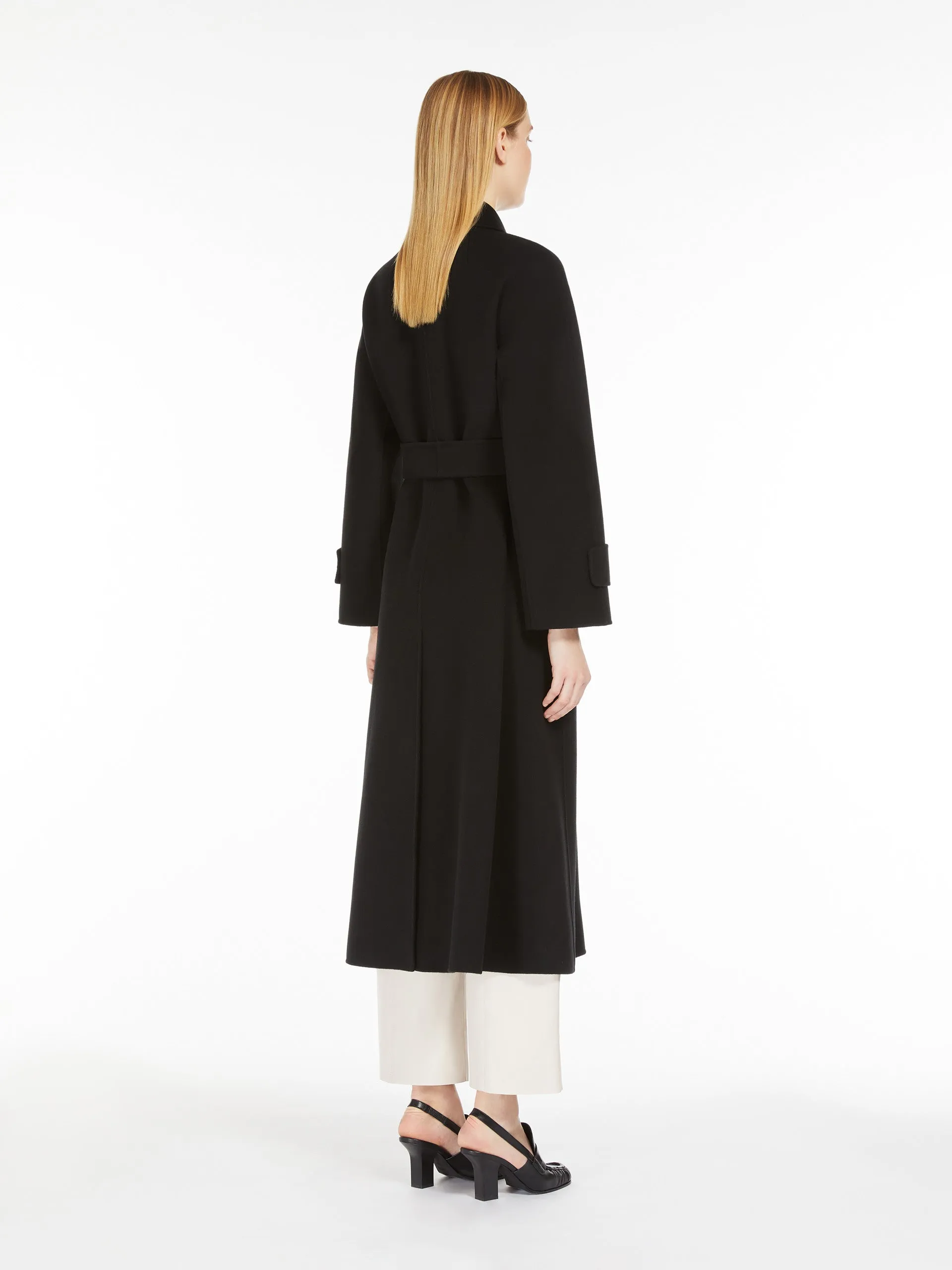 Black Hester Wool Trench Coat