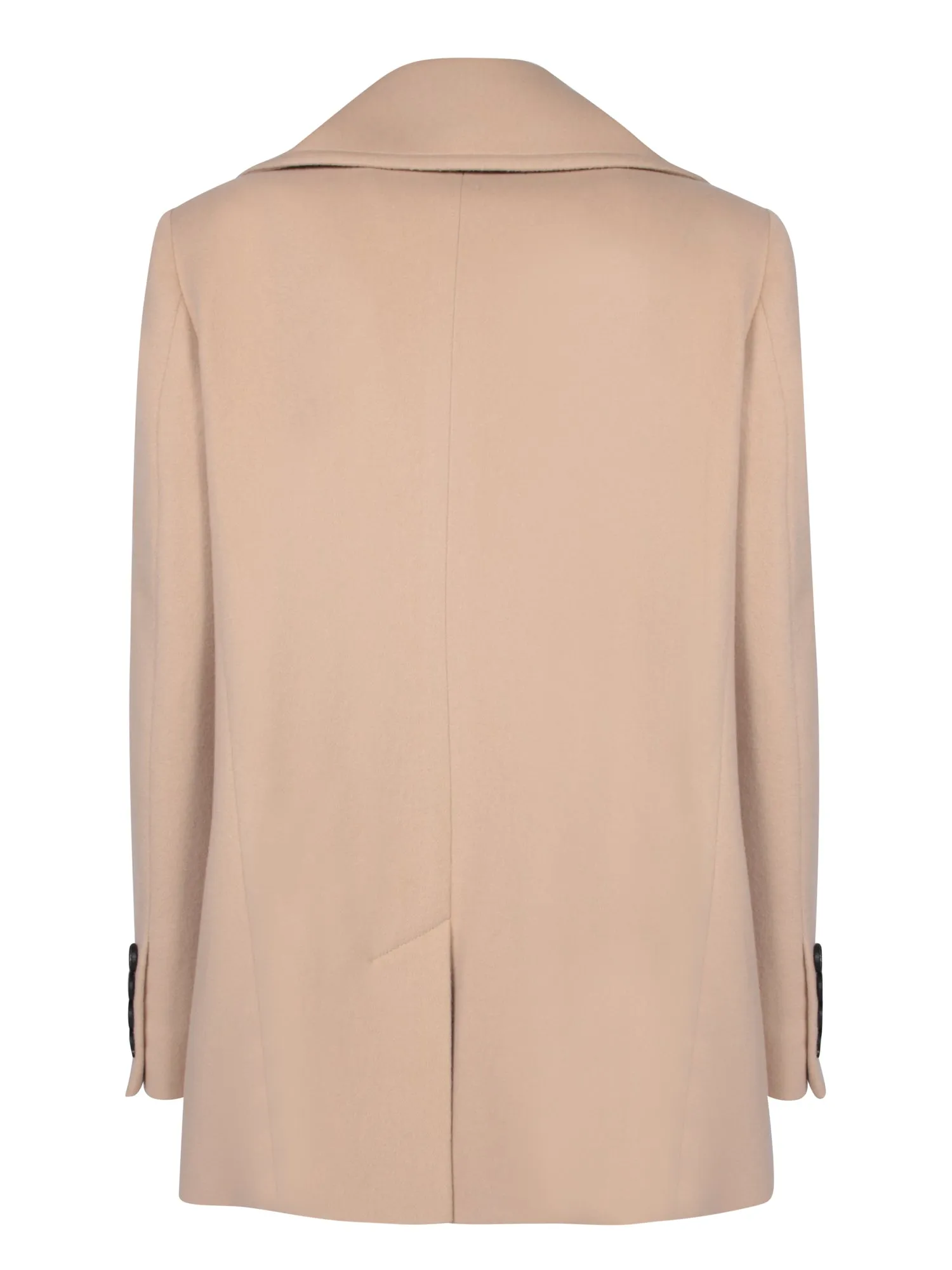 Blanche Wool-Cashmere Coat in Beige