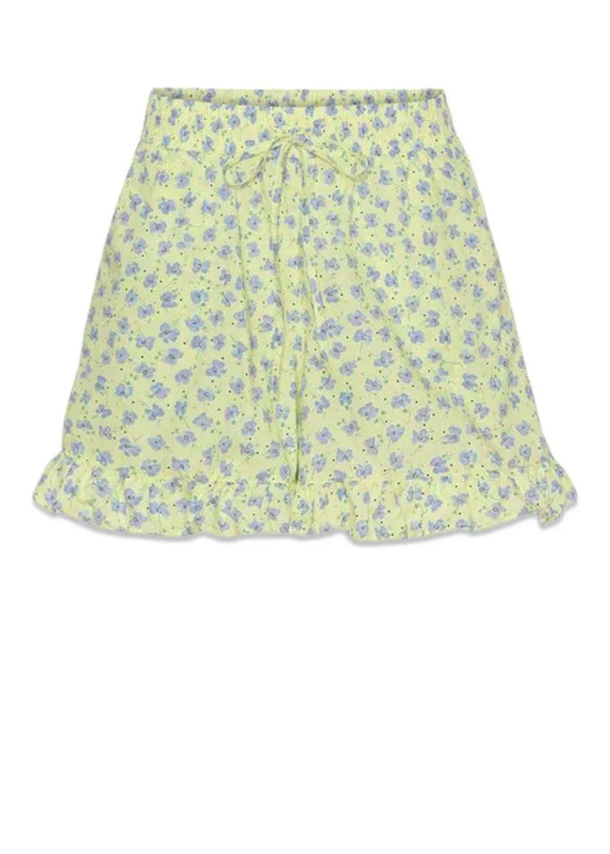 Cecilia Shorts - Yellow Floral