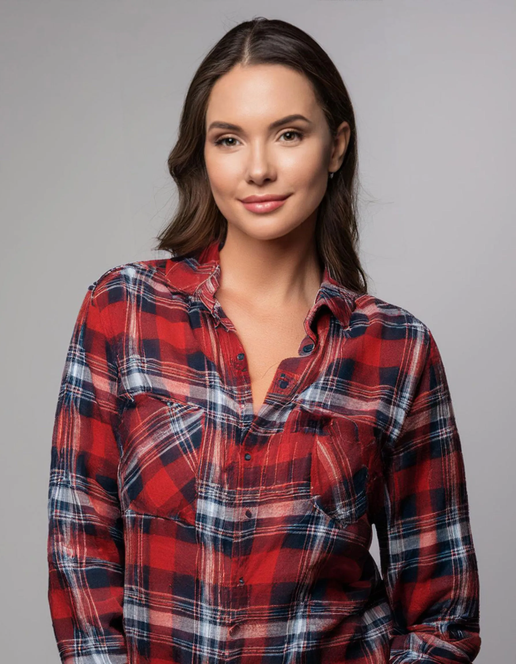 Classic Red Flannel Shirt