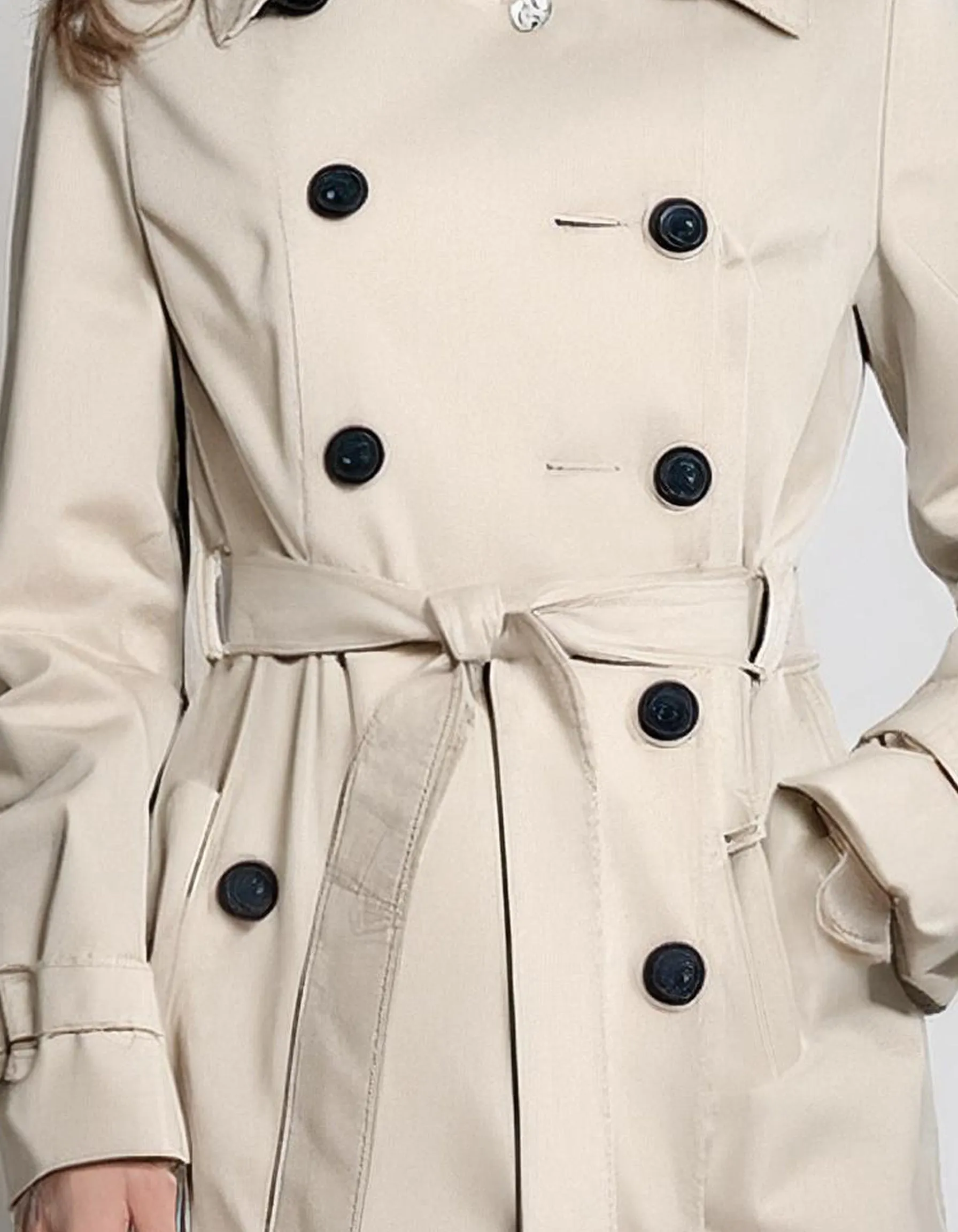 Cream Lightweight Trench Coats