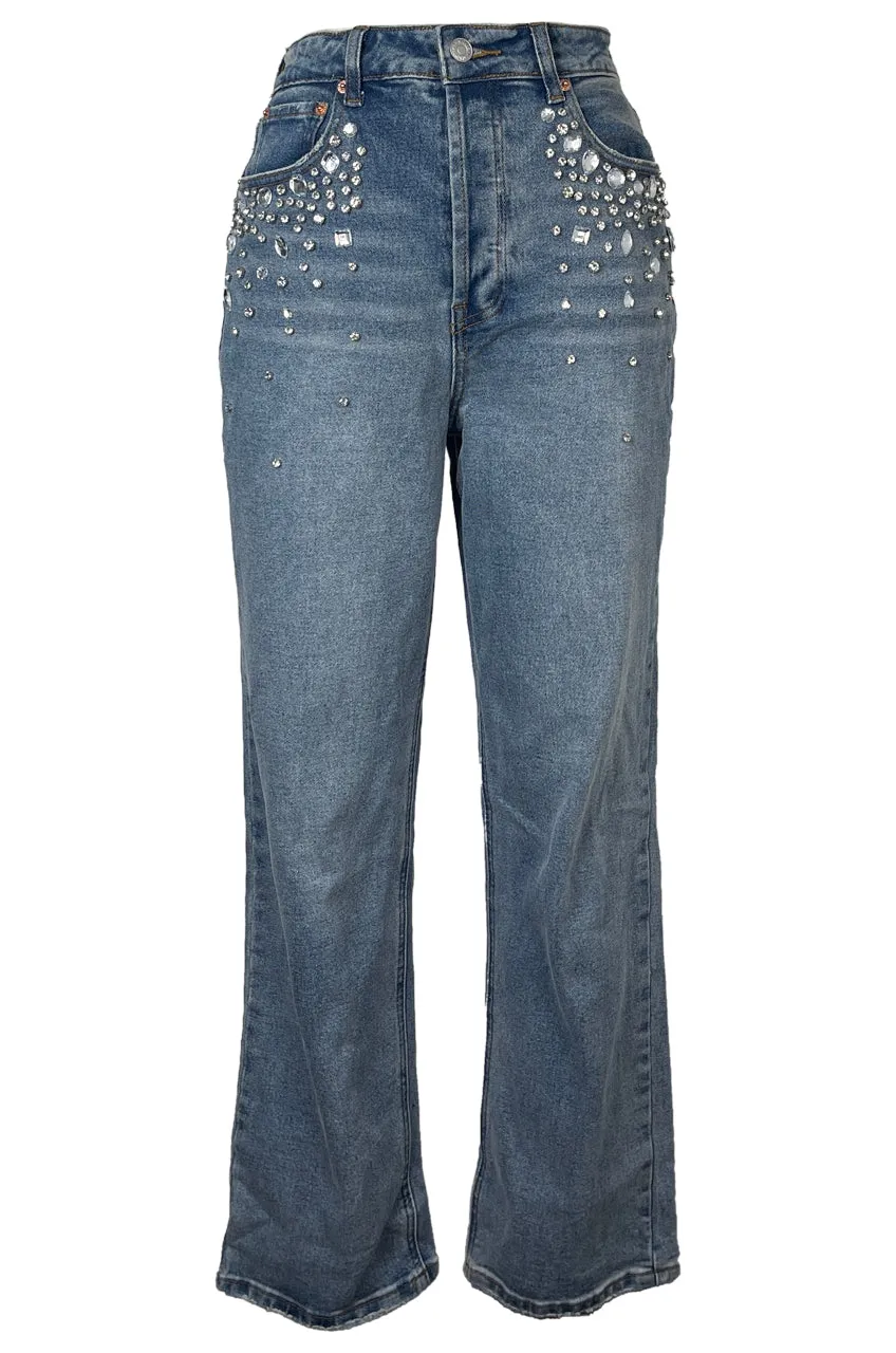 CRYSTAL DENIM JEAN