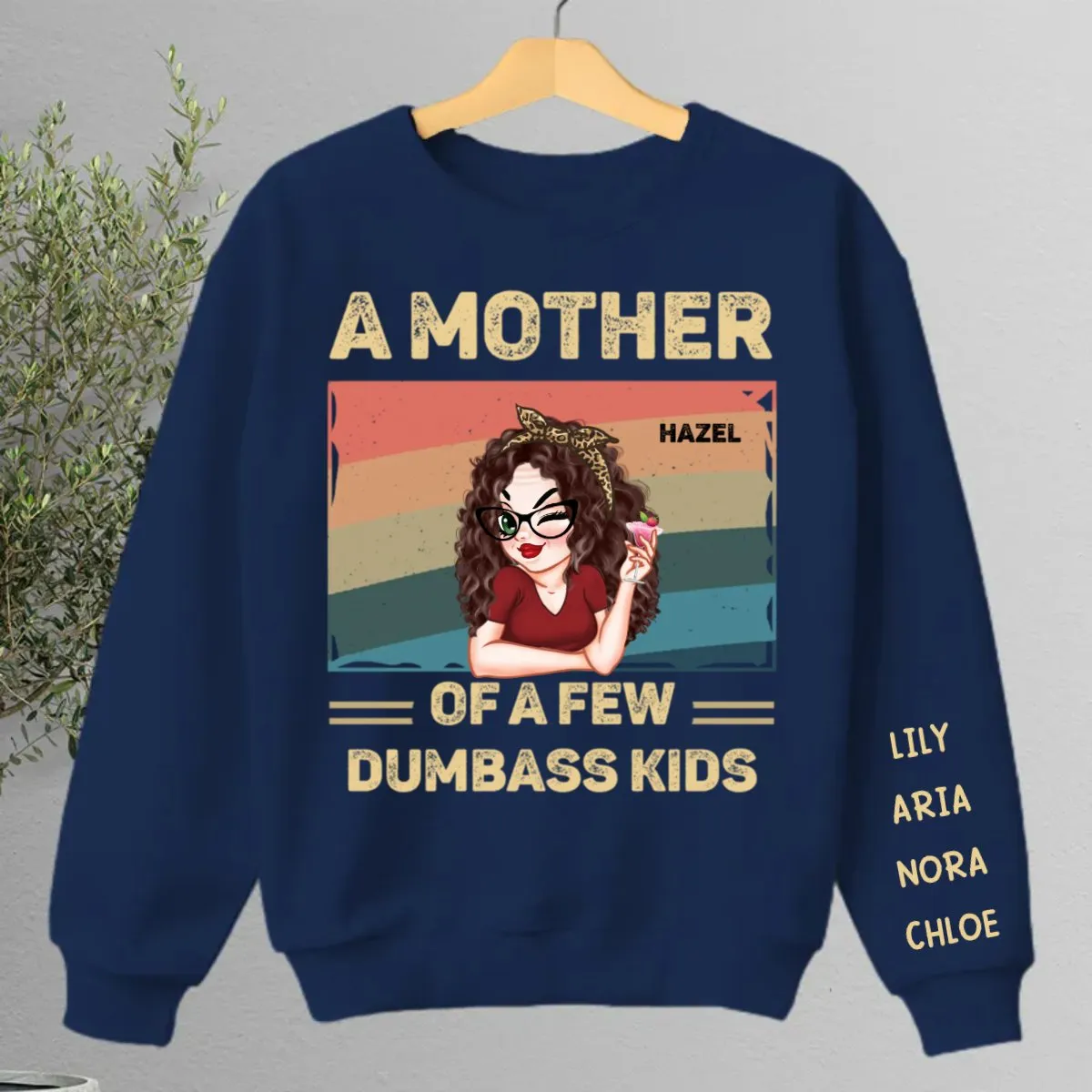 Family - Proud Mother Of A Few Kids - Personalized Sweatshirt