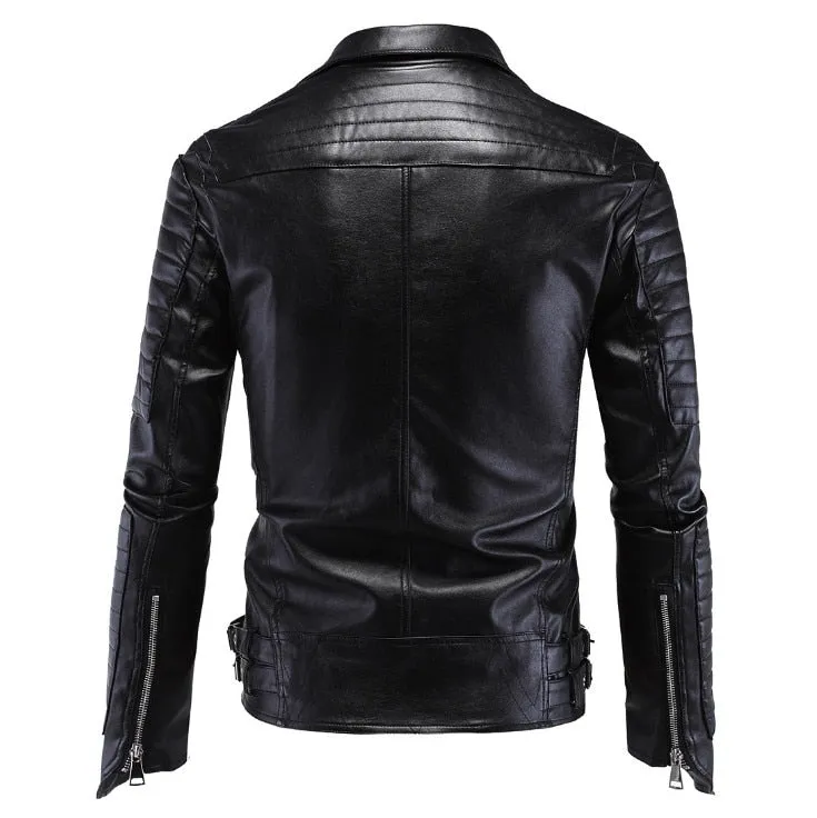 Funki Buys | Jackets | Men's Faux Leather Gothic Skull Jacket