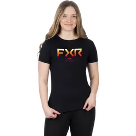 FXR Helium Premium T-Shirt Black/Sunrise