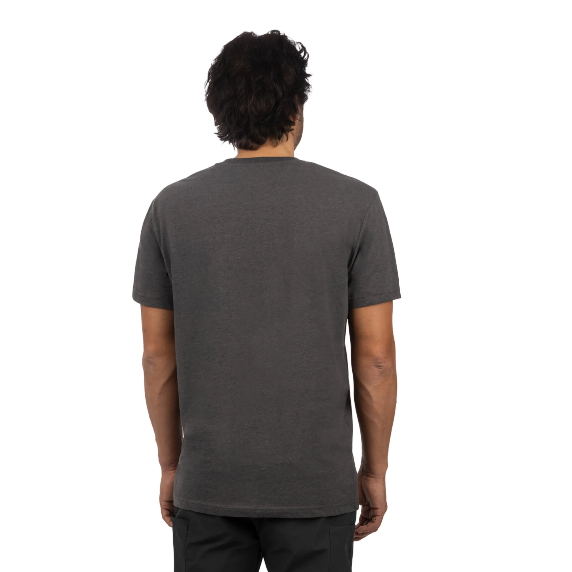 FXR Mens Helium Premium T-Shirt Charcoal Heather/Flame Grey