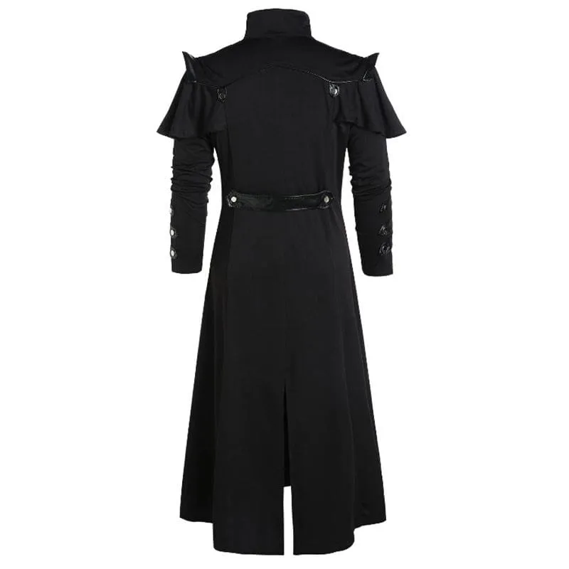 Gothic Long Coat Cloak for Medieval Palace Banquet Style