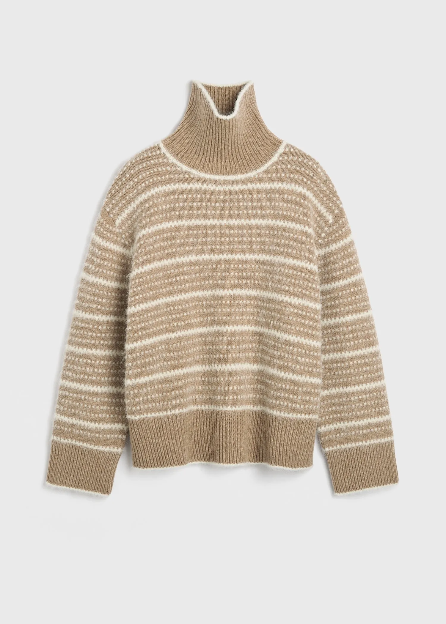 Heritage turtleneck soft camel