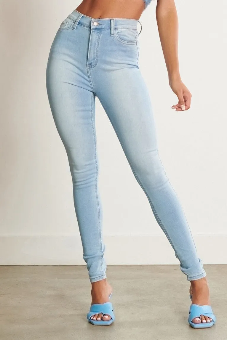 High Waisted Signature Skinny Jeans