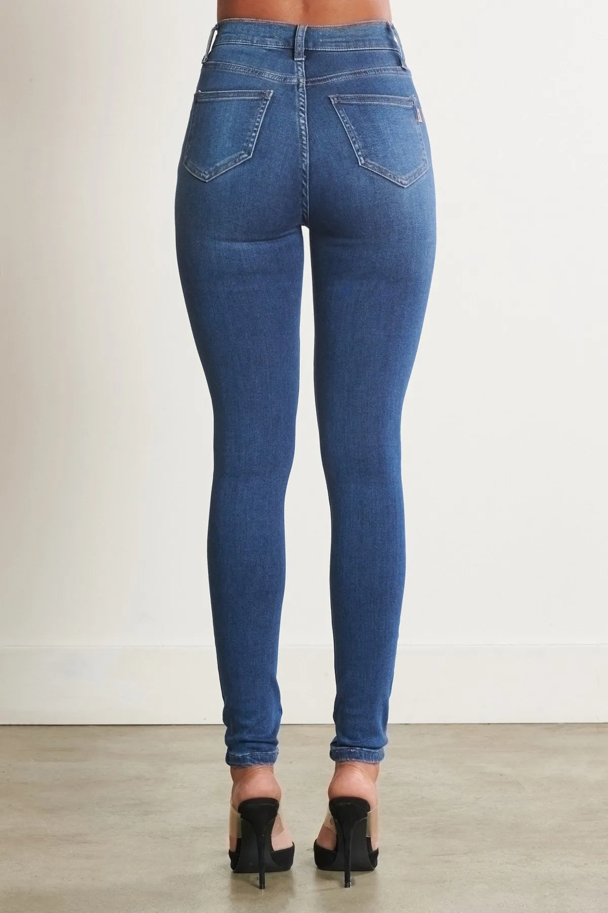 High Waisted Signature Skinny Jeans