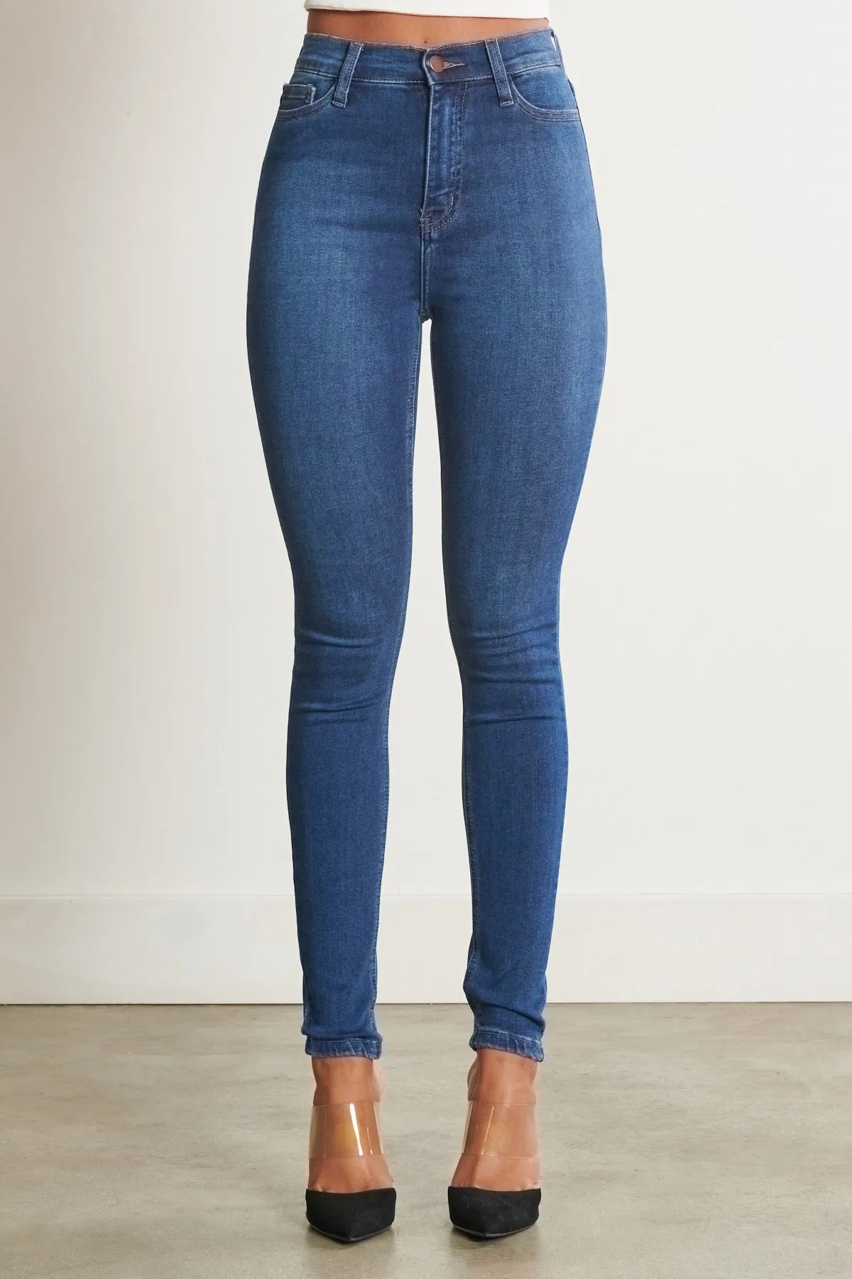 High Waisted Signature Skinny Jeans