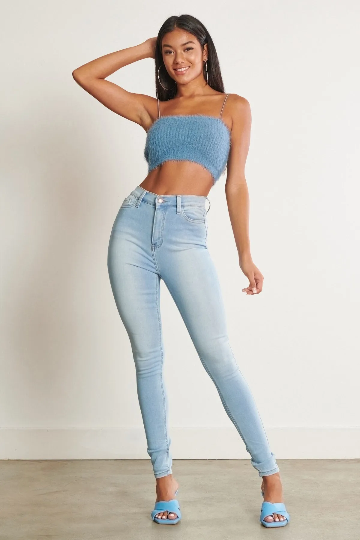 High Waisted Signature Skinny Jeans