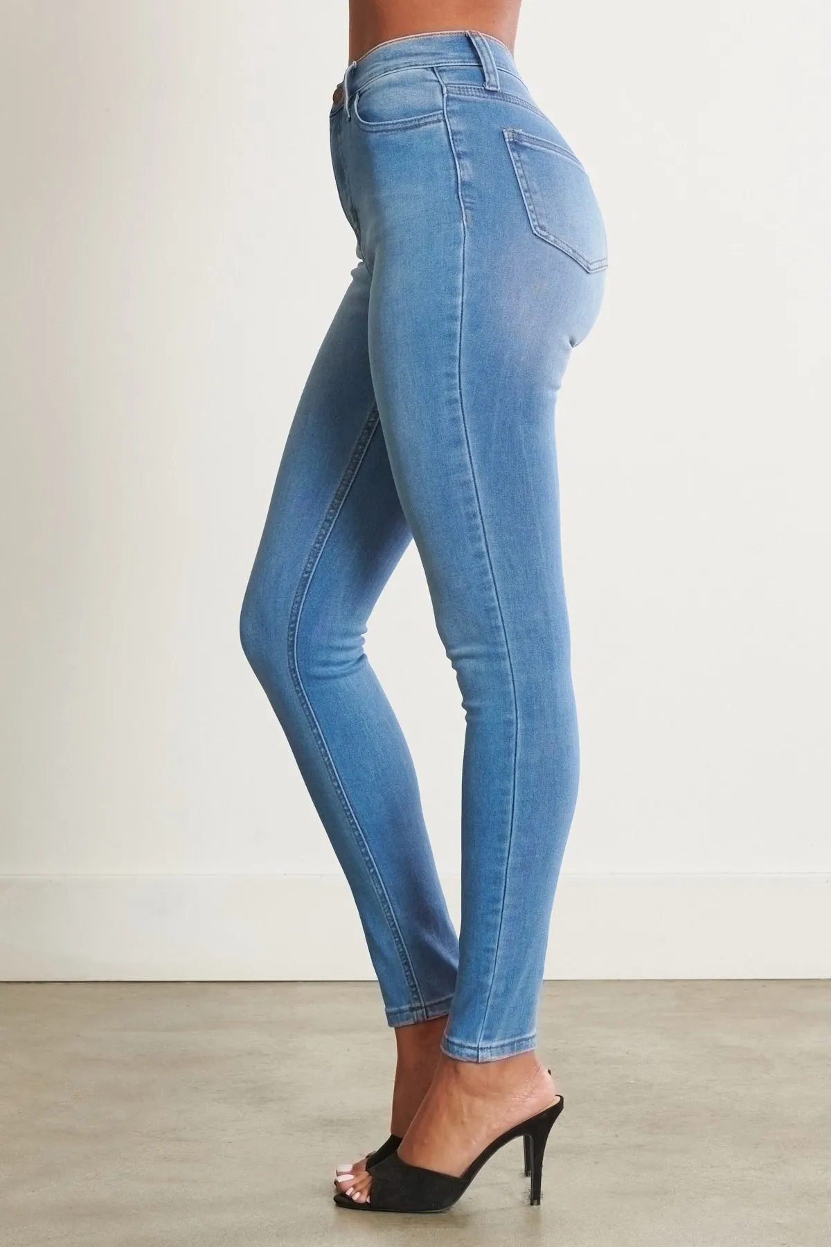 High Waisted Signature Skinny Jeans