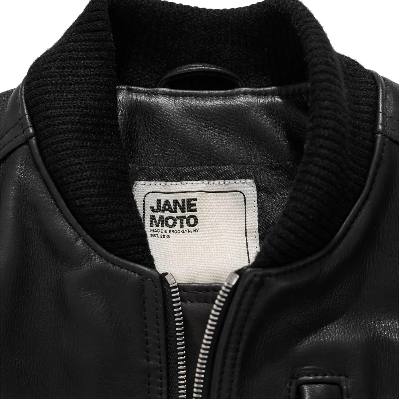 Jane Motorcycles - The Marcy Leather Bomber Jacket