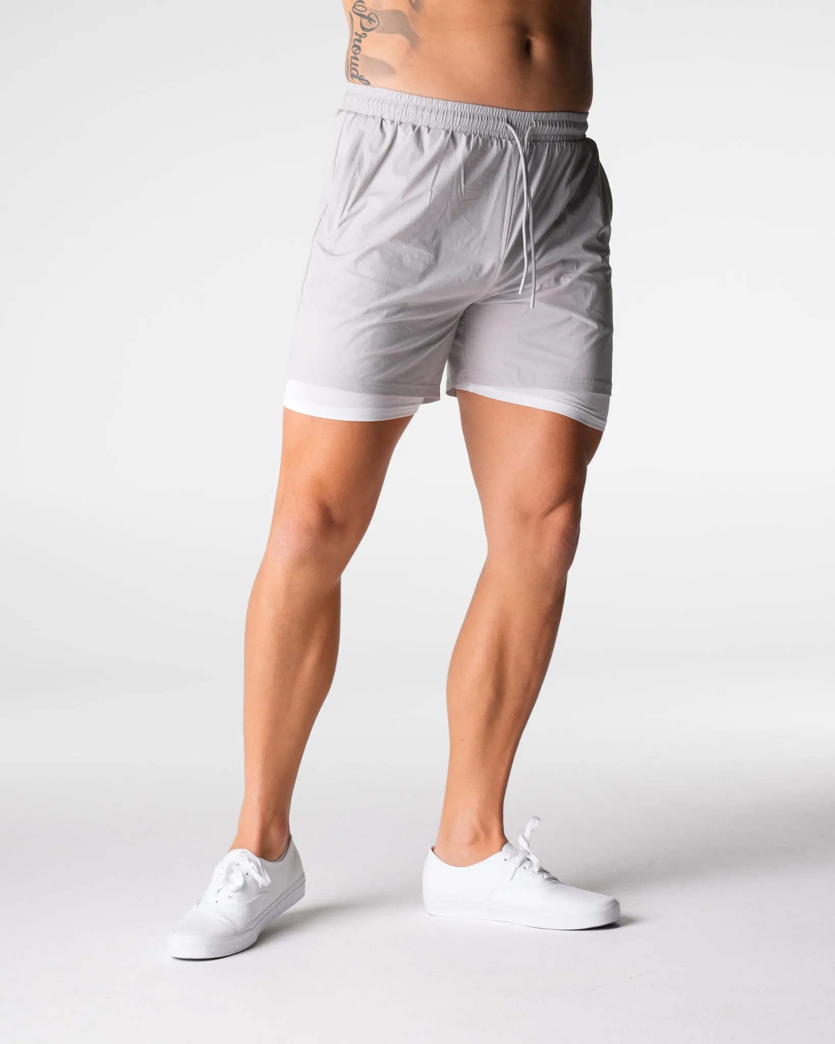 Light Grey Voyager Shorts