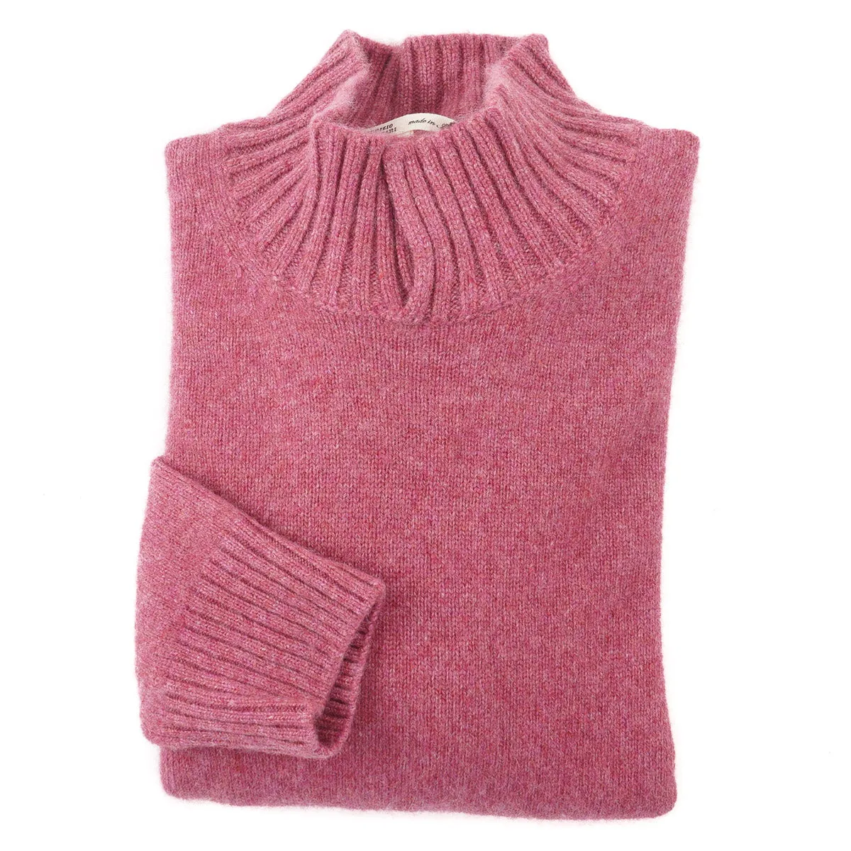 Maurizio Baldassari Cashmere Open Turtleneck Sweater