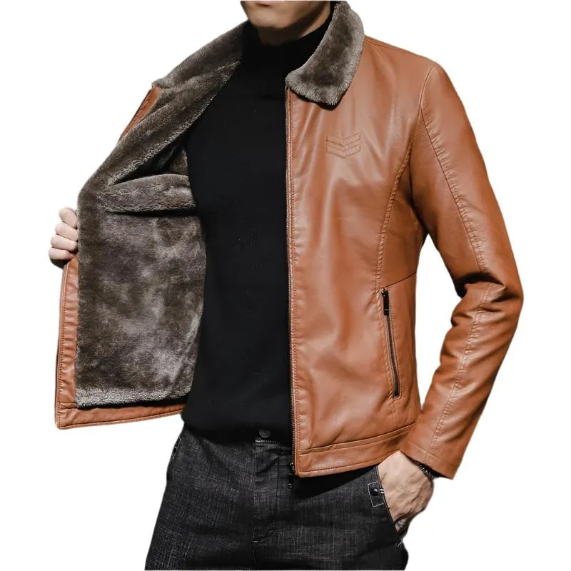 men's leather jacket