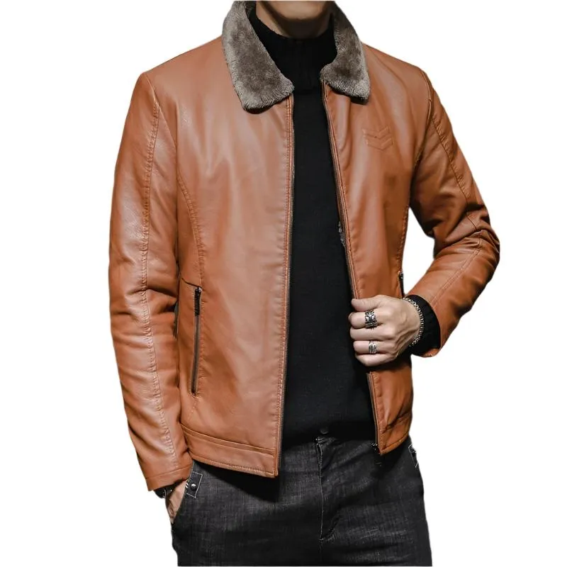 men's leather jacket