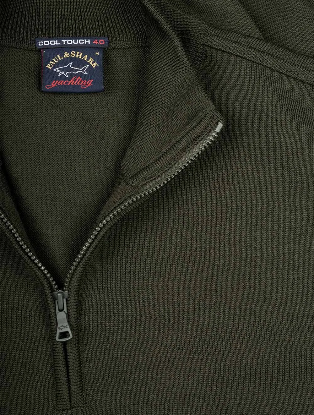 Mockneck Half Zip Knitwear Olive