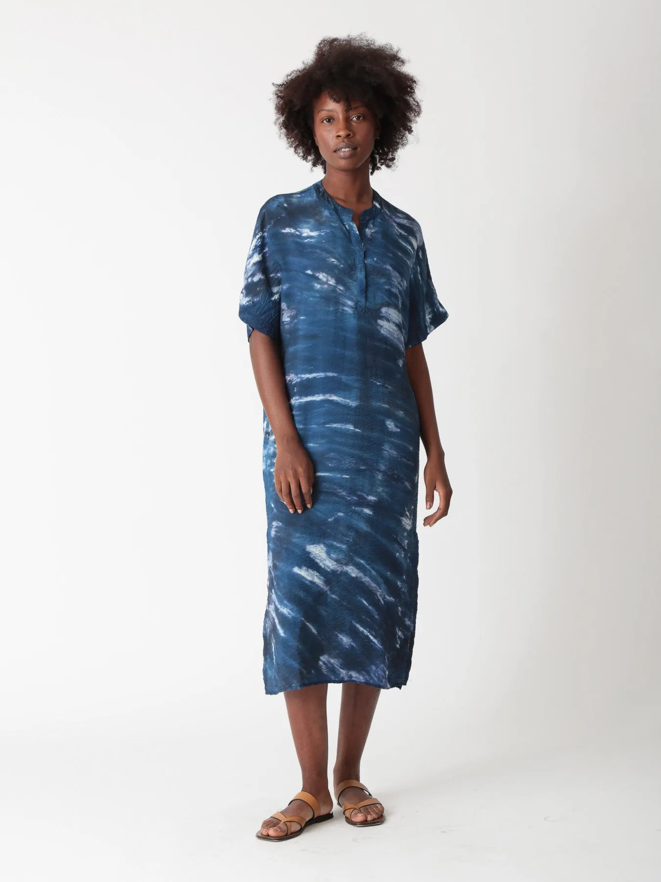 Montauk Kaftan - Indigo