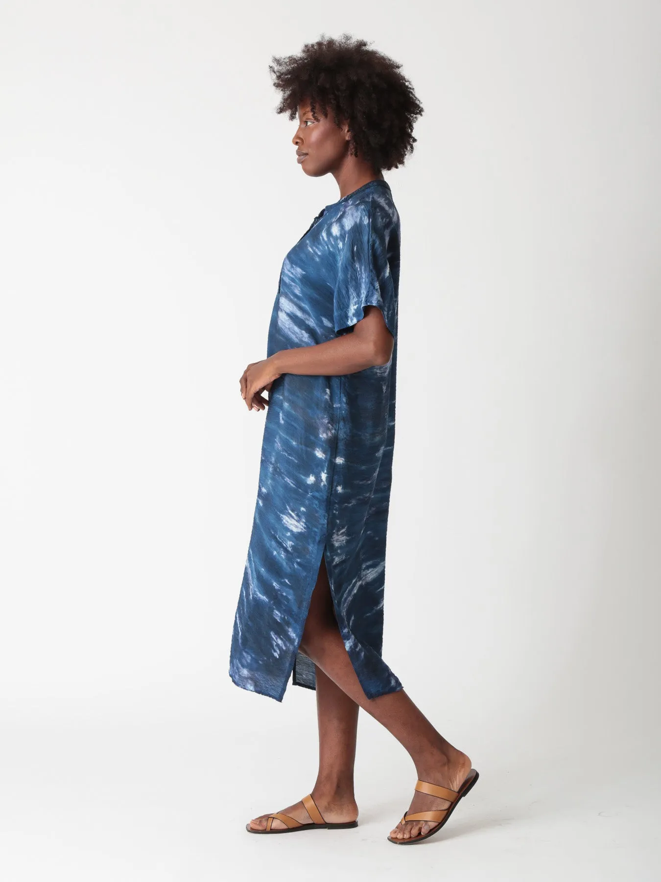 Montauk Kaftan - Indigo