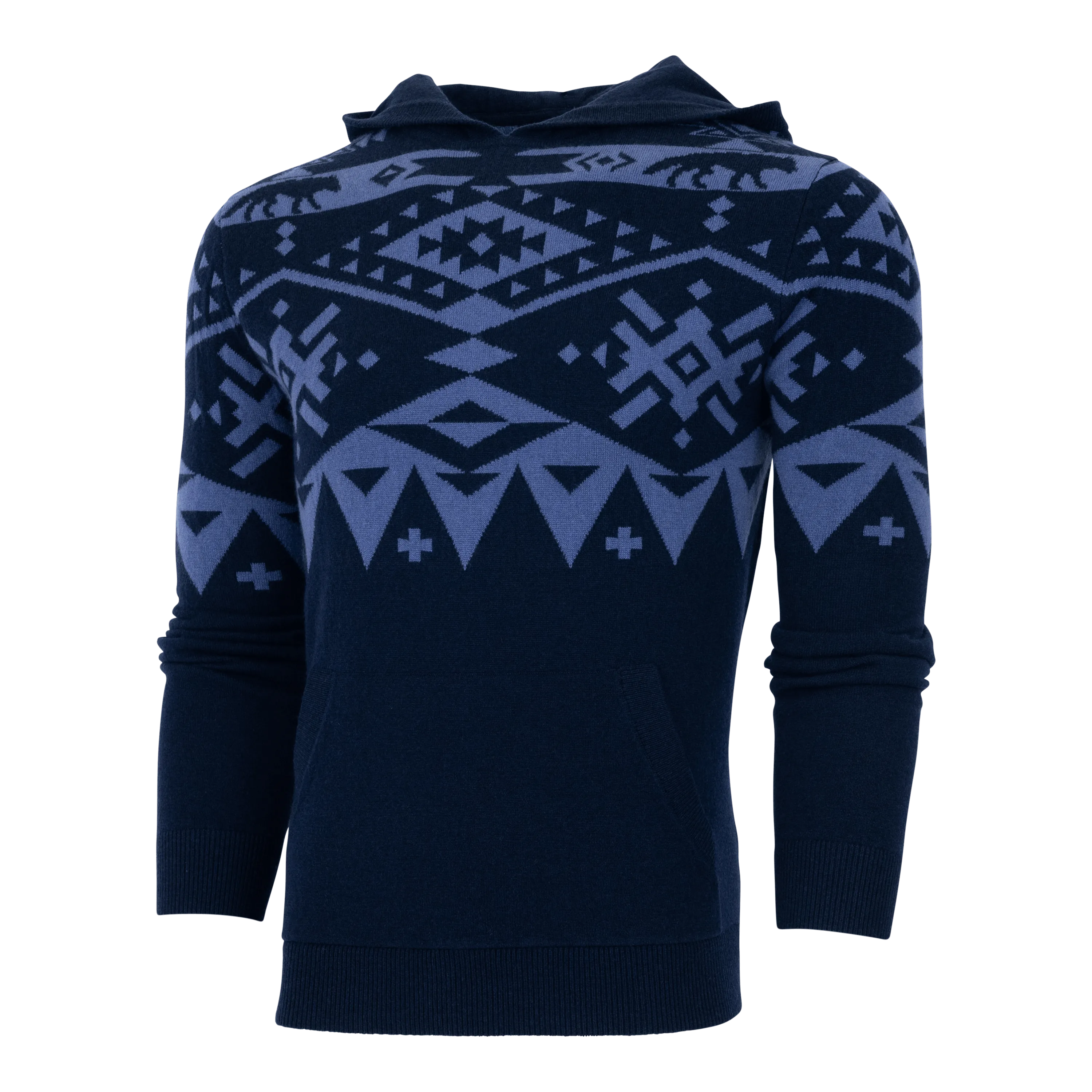 Nordic Fair Isle Sweater Hoodie