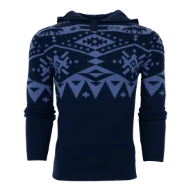 Nordic Fair Isle Sweater Hoodie