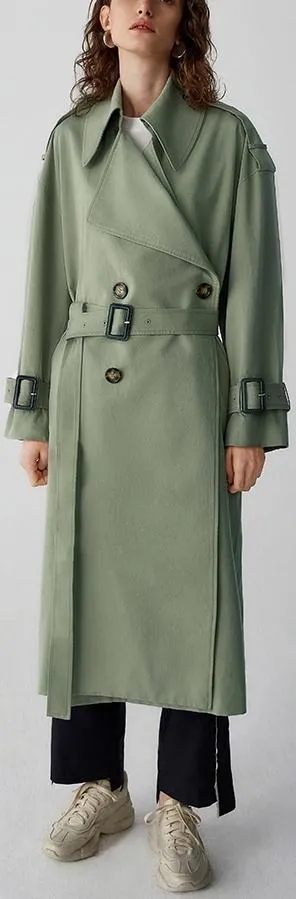 Oversized Belted Trench Coat