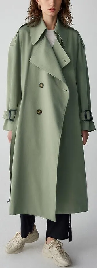 Oversized Belted Trench Coat