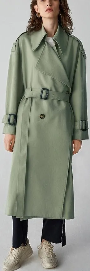 Oversized Belted Trench Coat