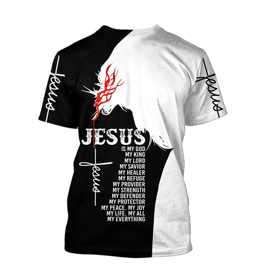 Premium Jesus 3d Unisex Shirt - Christian 3D Shirt