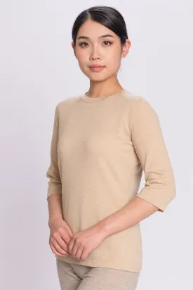 Quarter Sleeve Lightweight Crewneck Shirt