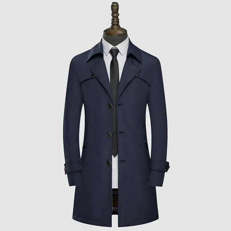 Slim handsome coat trench coat