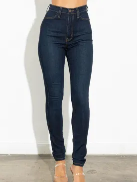 Step Ahead High-Waisted Skinny Jeans