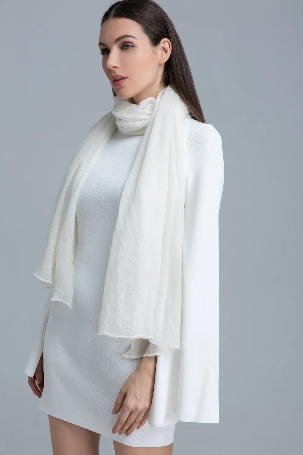 Superfine Cashmere Scarf - Cream