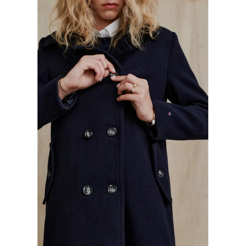 Sylva Coat - Dark Navy