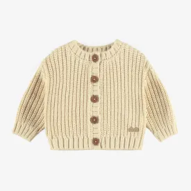 The Banks Knitted Cardigan - Cream - BABY