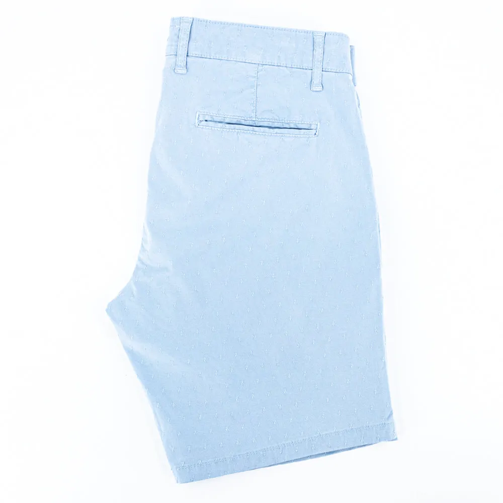 The Carlo Jacquard Shorts - Light Blue