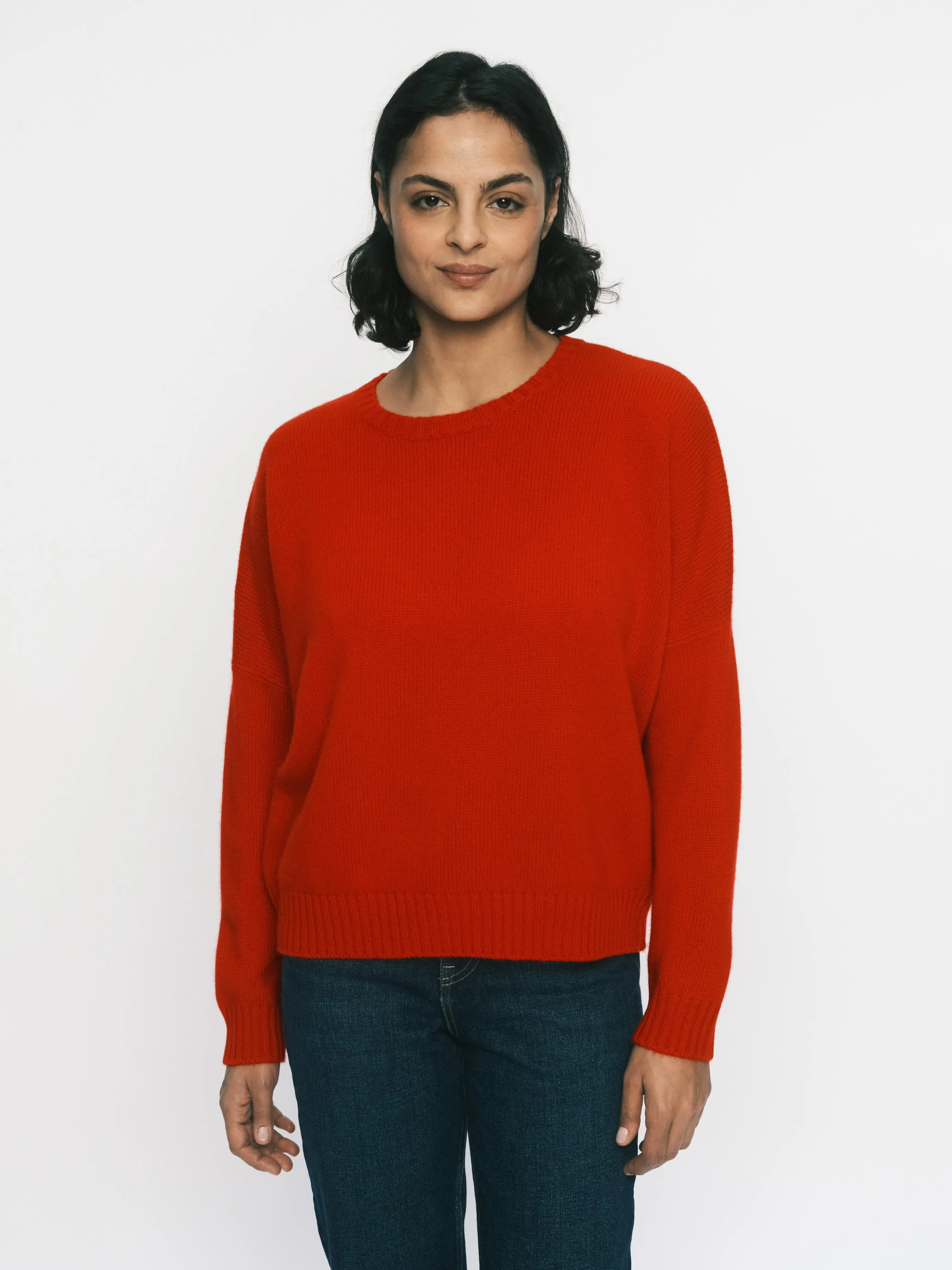 THE TRAPEZE SWEATER | CARDINAL