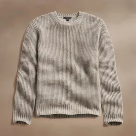 Waffle Knit Sweater - Overcast